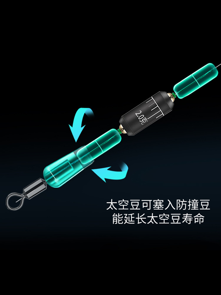 Special space bean cotton thread knot double positioning cotton cloth bean road rock rod stop bead sliding drift group accessories