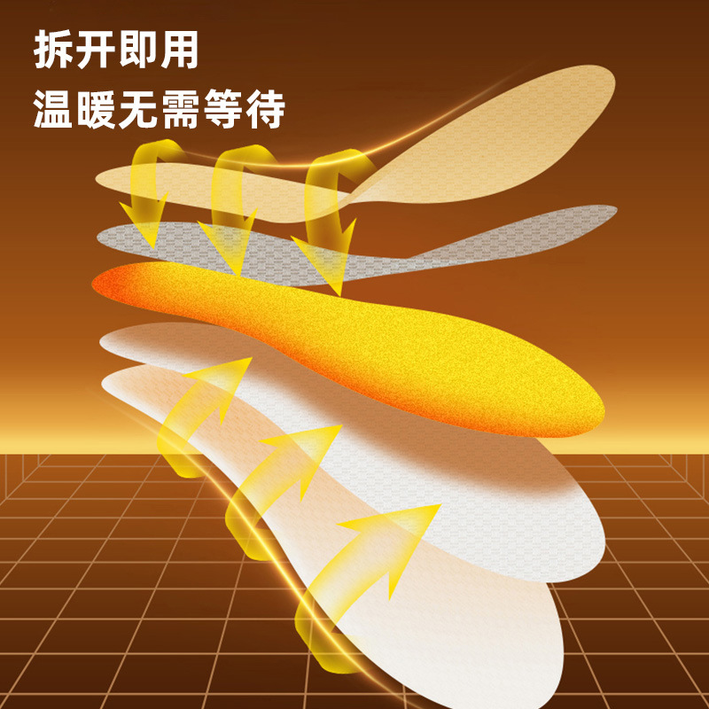 Heating Insoles for Women and Men, Heated and Thickeneded, New Winter Walking Soles, Self-Heating Foot Warmers, Constant Warmth for Baby Foot Warmers