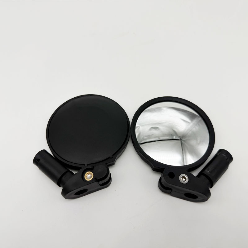 Заглушка руля велосипеда с отражателем для горного и дорожного велосипеда, многофункциональное зеркало, 360 ° поворотное зеркало для студенческого велосипеда
