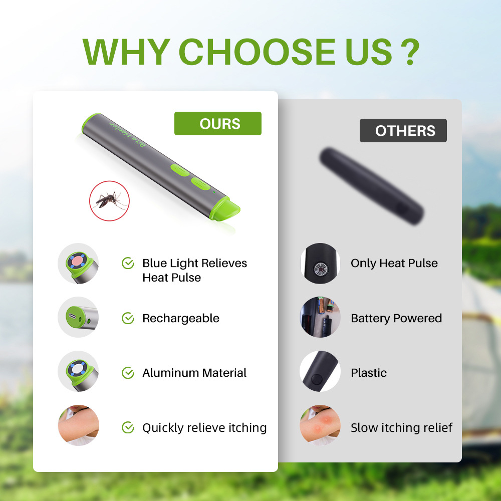 Amazon explosion electric itching meter insect bite relief rechargeable usb