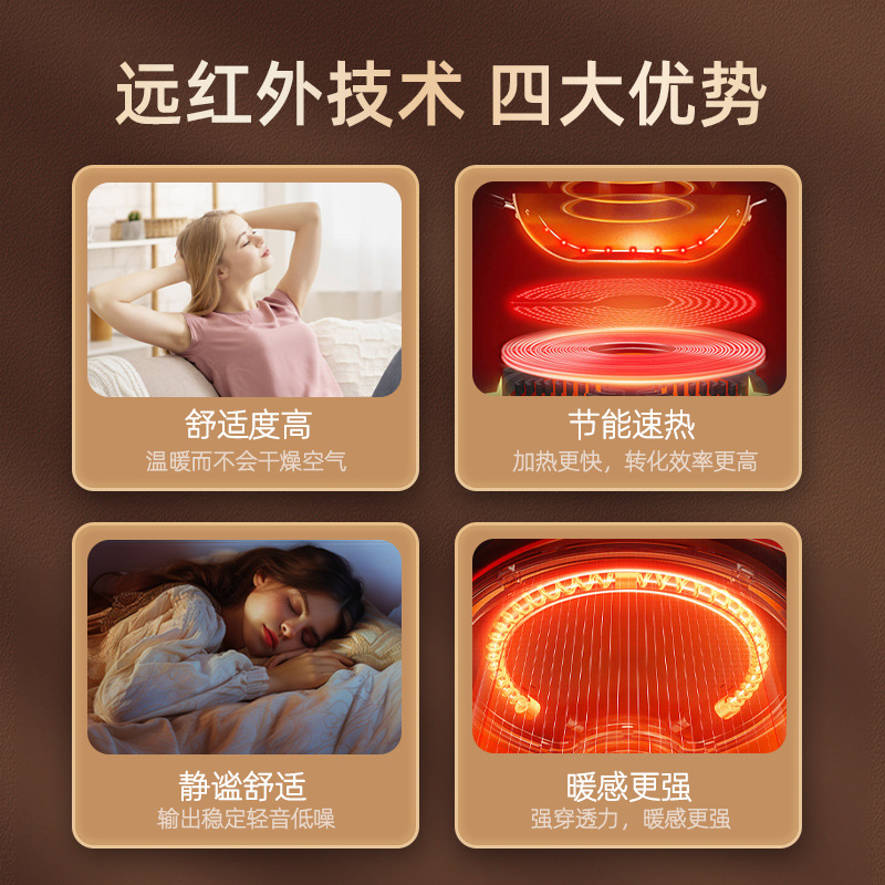 Heater Household Energy-Saving Stove Heater Simulated Flame Electric Heater Fast Heating Small Barbecue Water Boiler
