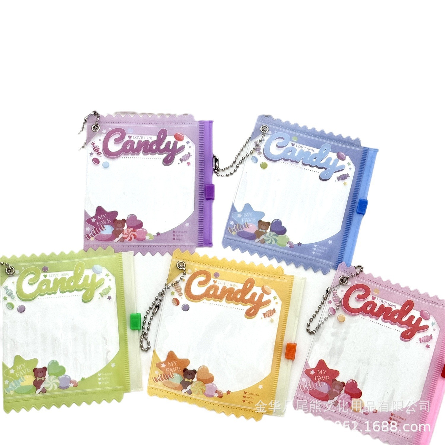 Candy display zipper bag baby bag pvc yum storage bag go out decorative bag dustproof portable candy bag