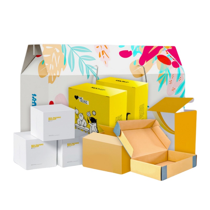Customized Paper Boxes, White Cardboard Corrugated Packaging Boxes, Custom Boxes, Factory Direct Delivery, Color Printing Customization