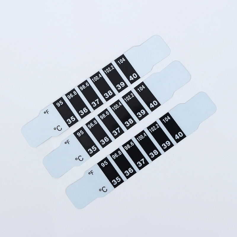 Children's Forehead Temperature Stickers Lcd Digital Thermometer Infrared Thermometer Baby Color Changing Temperature Measurement Stickers Wholesale