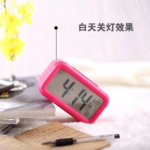 Smart Student Snooze Temperature Color Alarm Clock
