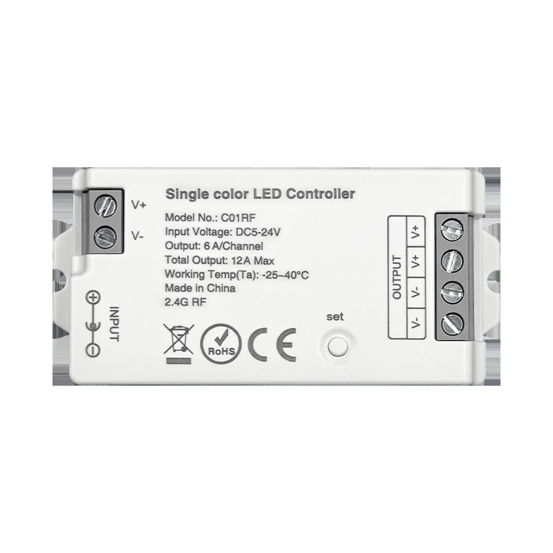 Single Color/Temperature Dimming C01Rfled Controller Supports Tuya Smart Life App Control