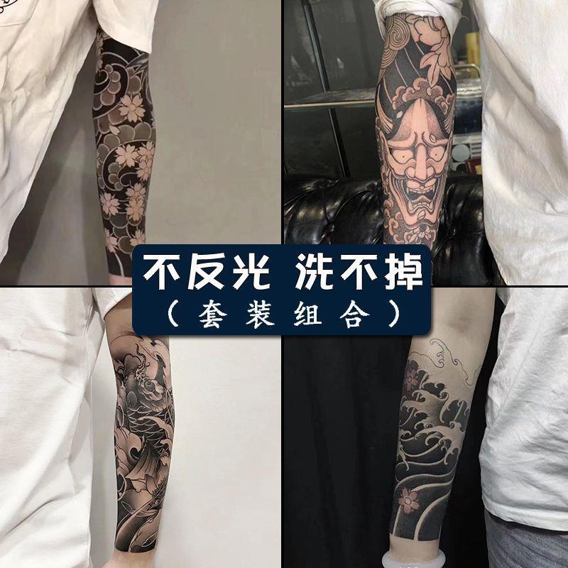 Herbal Tattoo Stickers Are Realistic, Long-Lasting, Non-Reflective, Cherry Blossom Flower Arm, Koi Flower Arm, Nightclub Semi-Permanent Old Traditional Flower Arm
