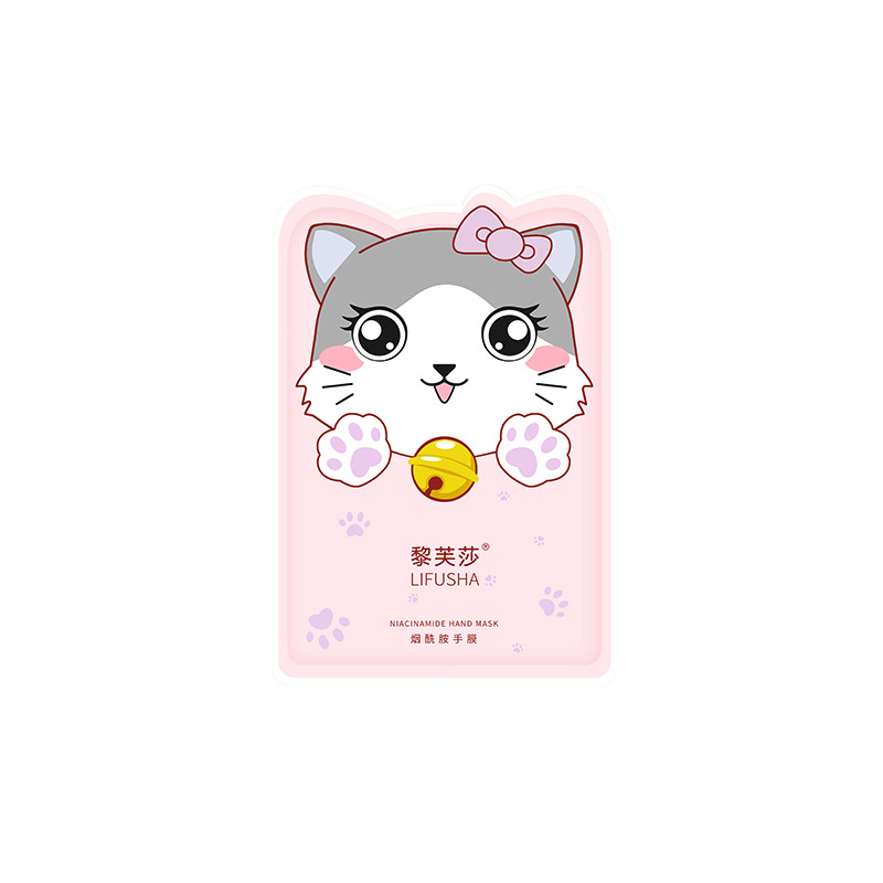 Li Fu Sha Niacinamide Cat Claw Hand Mask Hydrating Moisturizing Repair Anti-freeze Cracking Hand Cream Explosive Wholesale Hair