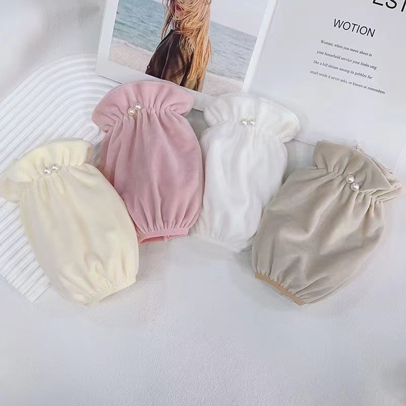 Exquisite Pearl Sleeves Women's Winter Long Work Office Sleeves Korean Style Student Fashion Sleeves Creative Simple Sleeves