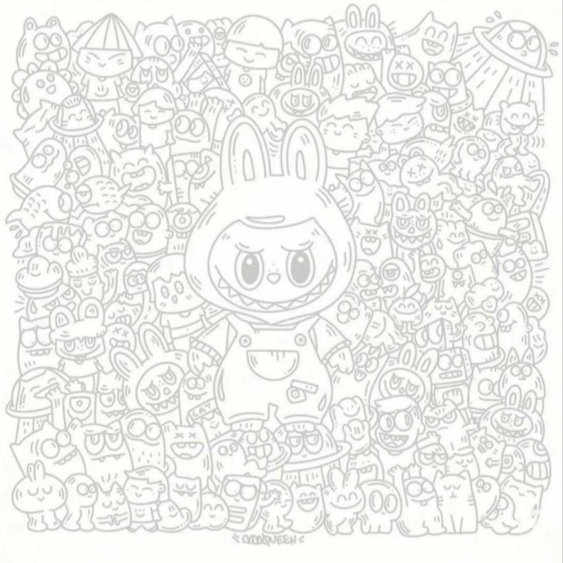 Line Drawing Sketch Pen Control Practice Drawing Sketch for Boredom Relief at Work Practice Tracing Drawings