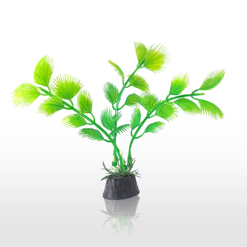 Fish Tank Landscaping Decoration Aquatic Plants Fish Tank Ornaments 10cm Aquatic Plants Seaweed Artificial Aquatic Plants Landscaping Cross-Border Wholesale