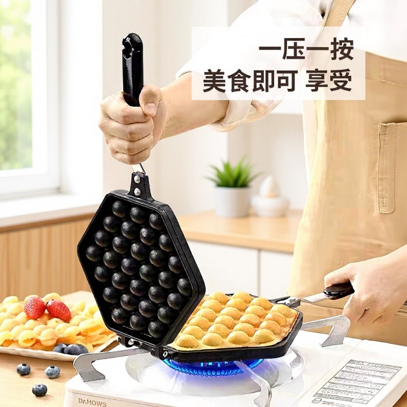 Форма для вафель с яйцом, коммерческая вафельница, сковорода для выпечки, бытовая газовая и электрическая машина для яичных вафель