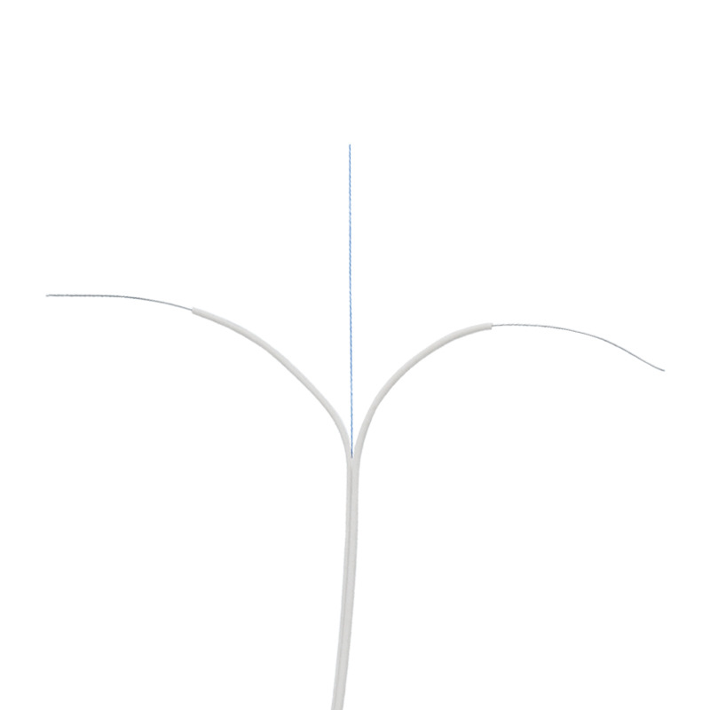 Two-core indoor leather cable GJXH-2b 2-Core 2 steel wire FTTH leather fiber optic fiber GJXH optical fiber cable Butterfly leather cable