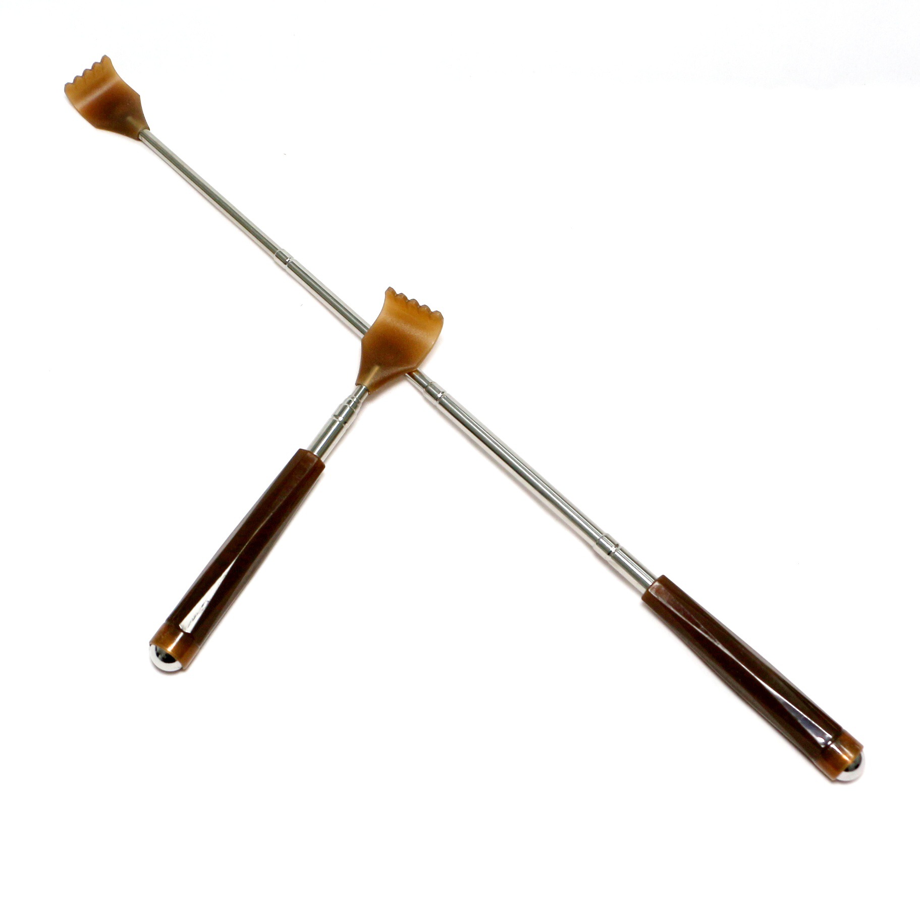 Eight directions to make money itch retractable tickle ball steel ball four-section massage does not ask for help stainless steel old man music