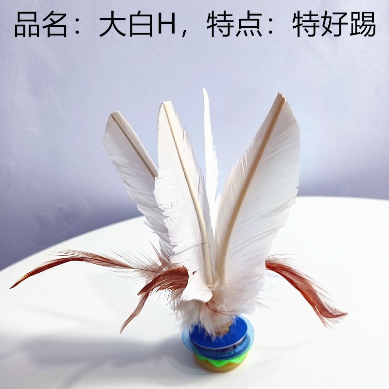 Chicken feather shuttlecock feather color goose feather shuttlecock ball for children fitness competition big flower shuttlecock student shuttlecock wholesale