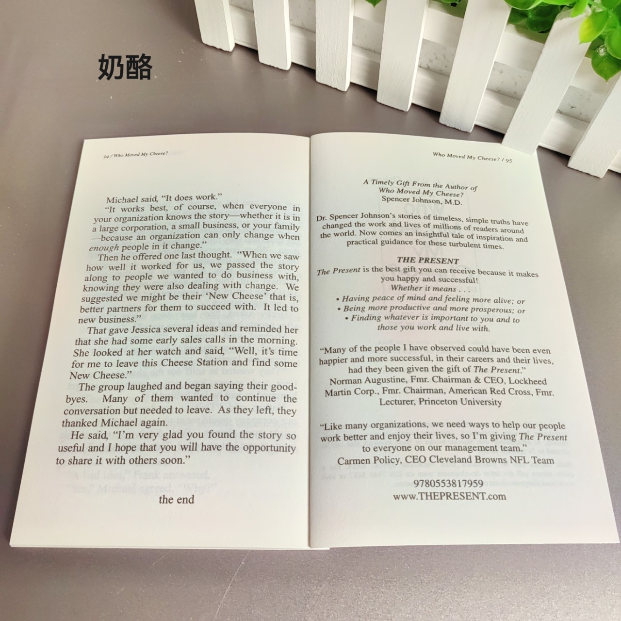 Who Moved My Cheese Who Moved My Cheese Spencer Johnson English Version