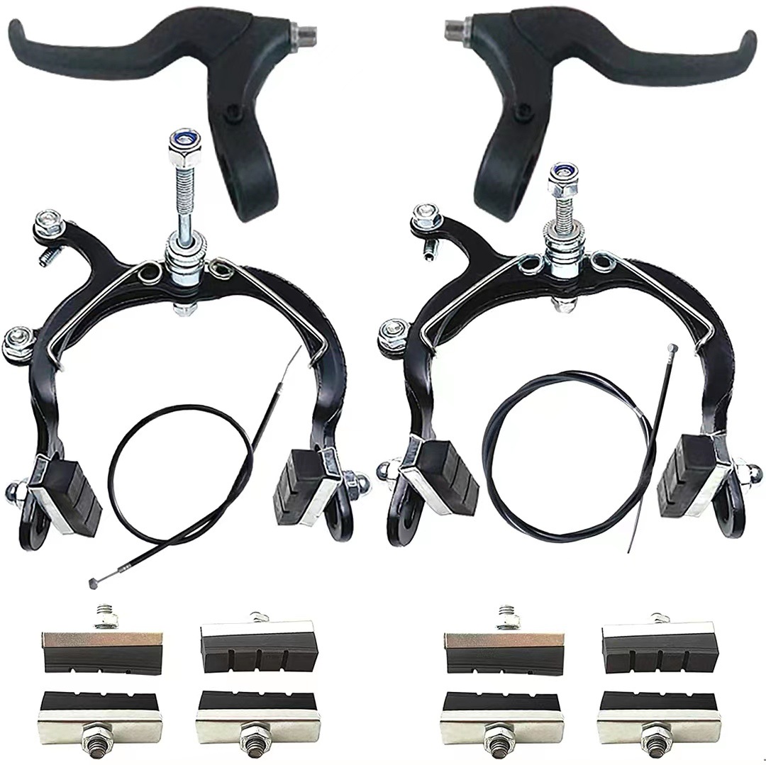 Набор аксессуаров для велосипедного тормоза, железный тормоз + пластиковый тормоз + тормозная трубка