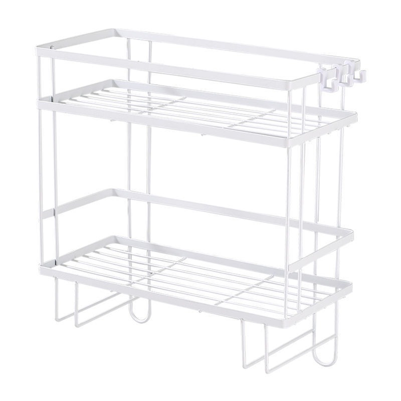 Bathroom Storage Rack Wall Hole-free Storage Rack Bathroom Washstand Multifunctional Wall-mounted Toilet Storage Rack