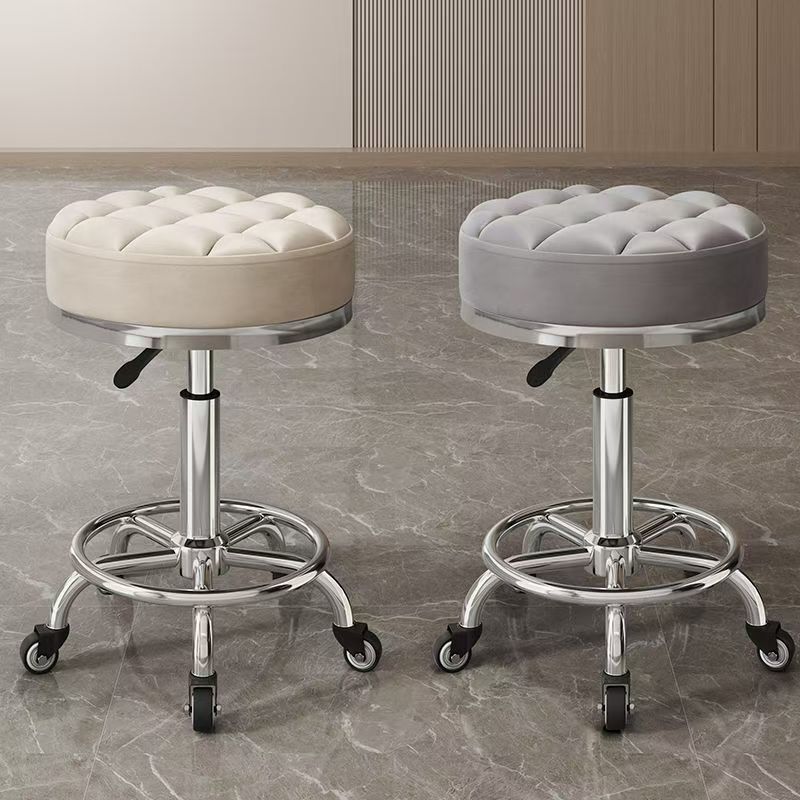 Simple Rotating Liftable Computer Chair, Beauty Salon Stool, Comfortable Sedentary Makeup and Manicure Stool, Bar Swivel Chair