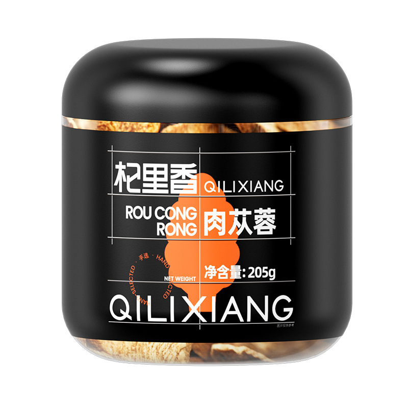 [Qilixiang] Cistanche Deserticola Large Slices 205g Bottled Inner Mongolia Alxa Wine Ingredients with Cynomorium Tea for Delivery