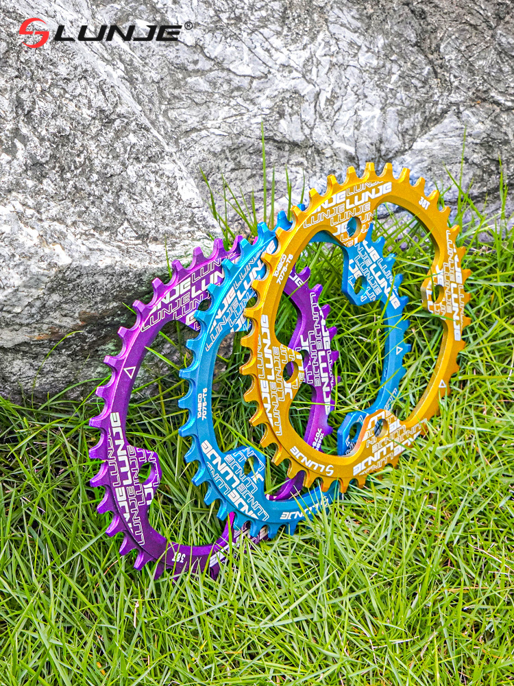 Mountain bike tooth disc 104BCD positive and negative tooth disc CNC cutting 32T 34T 36T 38T 40T Disc