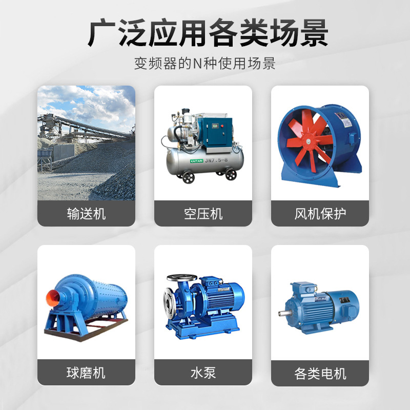 Shangde Vector Heavy-Duty Three-Phase Inverter 380V Fan Water Pump Motor Universal Speed Regulator 4/7.5/90Kw