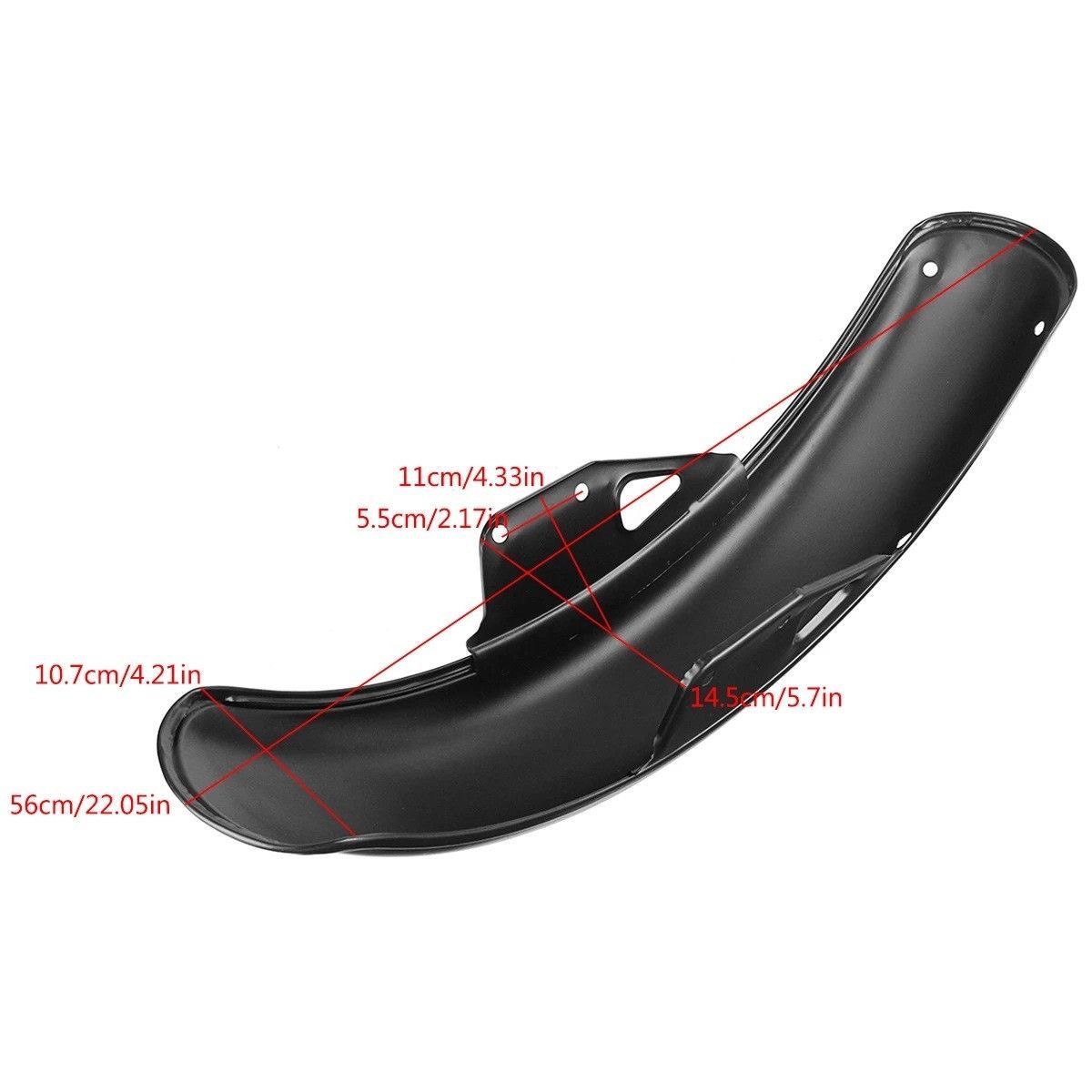 Motorcycle Accessories Fender Modification Accessories Stainless Steel Gn Front Fender Retro Front Mud Tile Retaining Board