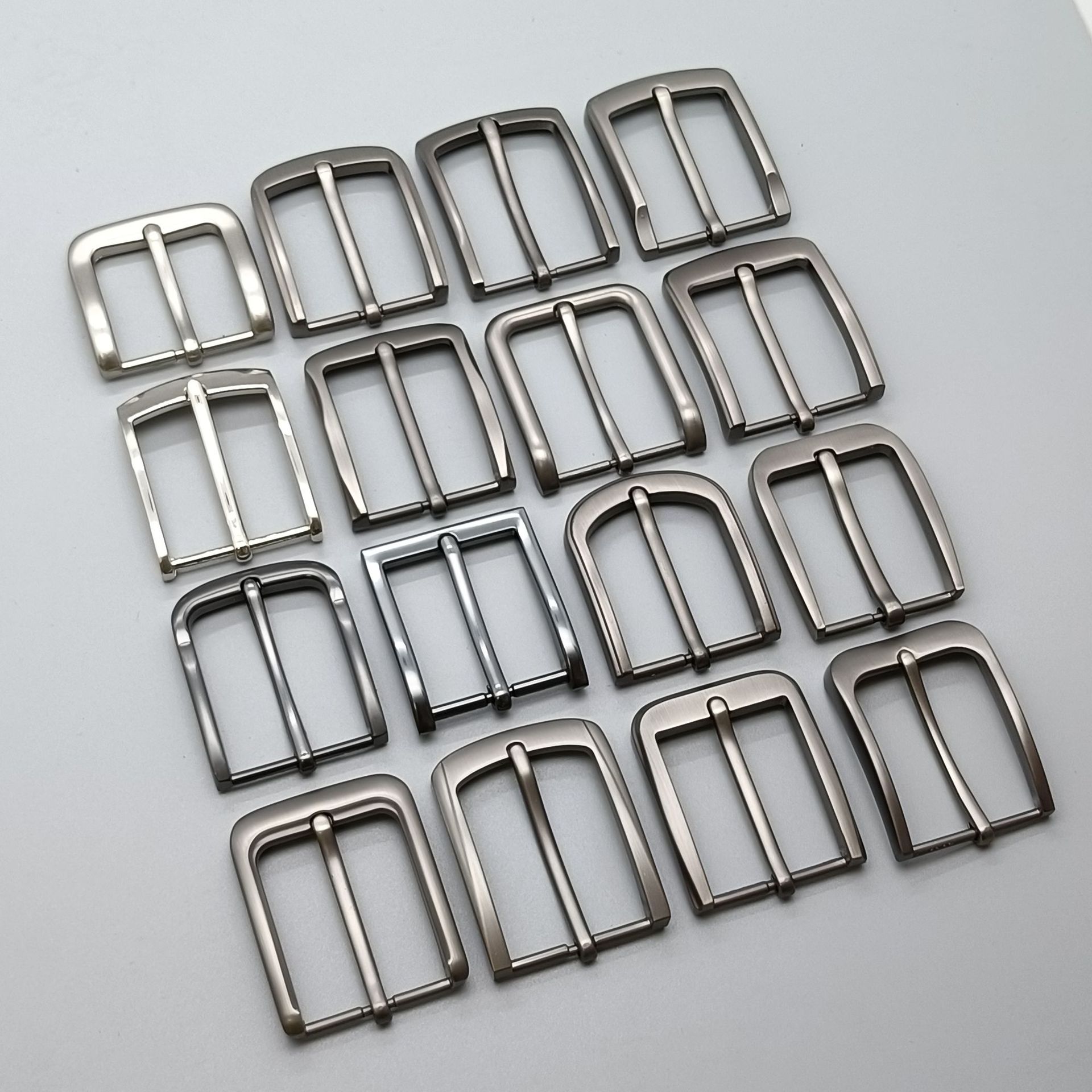 Customized Export Pin Buckle Belt Buckle Head Zinc Alloy 3.5 Belt Men's Pin Type Leather Belt Head Casual Metal Buckle