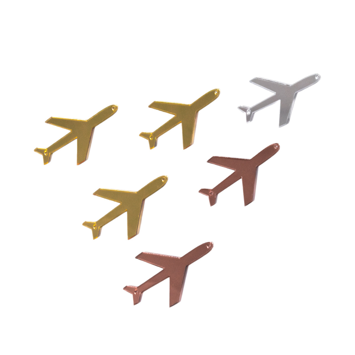 Passport Invitation Mirror Acrylic Aircraft Jewelry Special-Shaped Logo Cutting