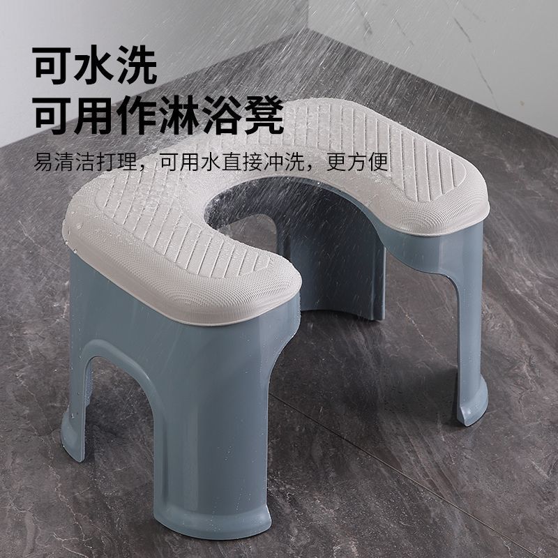 Thickened Toilet Chair Non-Slip Toilet Reinforced Mobile Squat Pit Elderly Wholesale Bathroom Medical Durable Indoor Factory