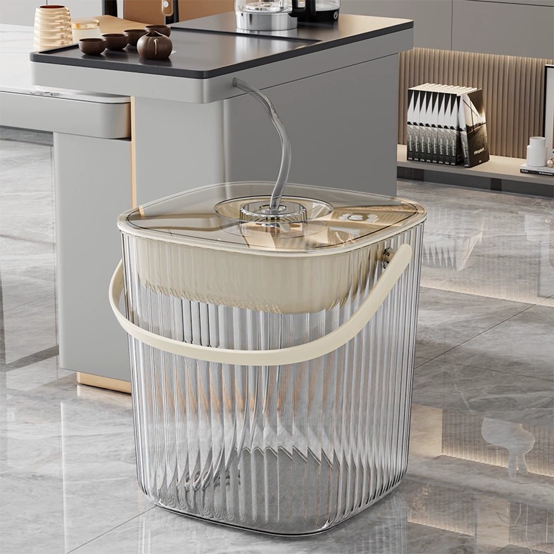 Прозрачное ведро для чая ведро для сточных вод высококачественный чайный набор мусорное ведро для чайного стола дренажное ведро ведро для чайных отходов