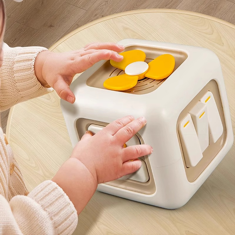 Кросс-браузерный образовательный кубик Рубика, настольная головоломка, переключатель для ящика, шестигранная игрушка для снятия стресса для детей