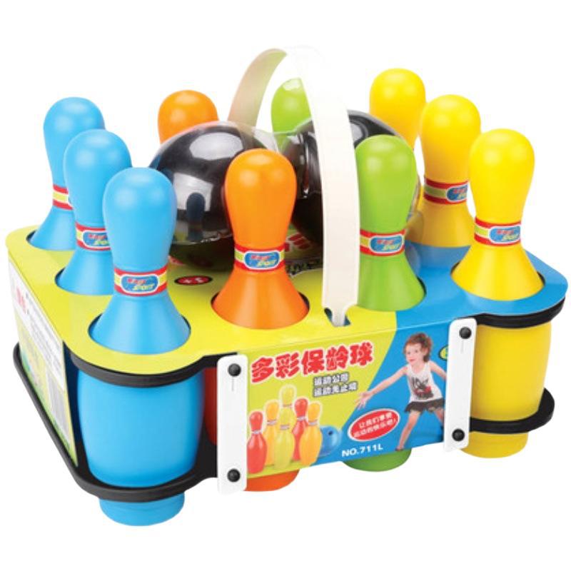 Bowling Game Props for Adult Team Building Community Outdoor Activities Roll Bar Fun Bowling Toys