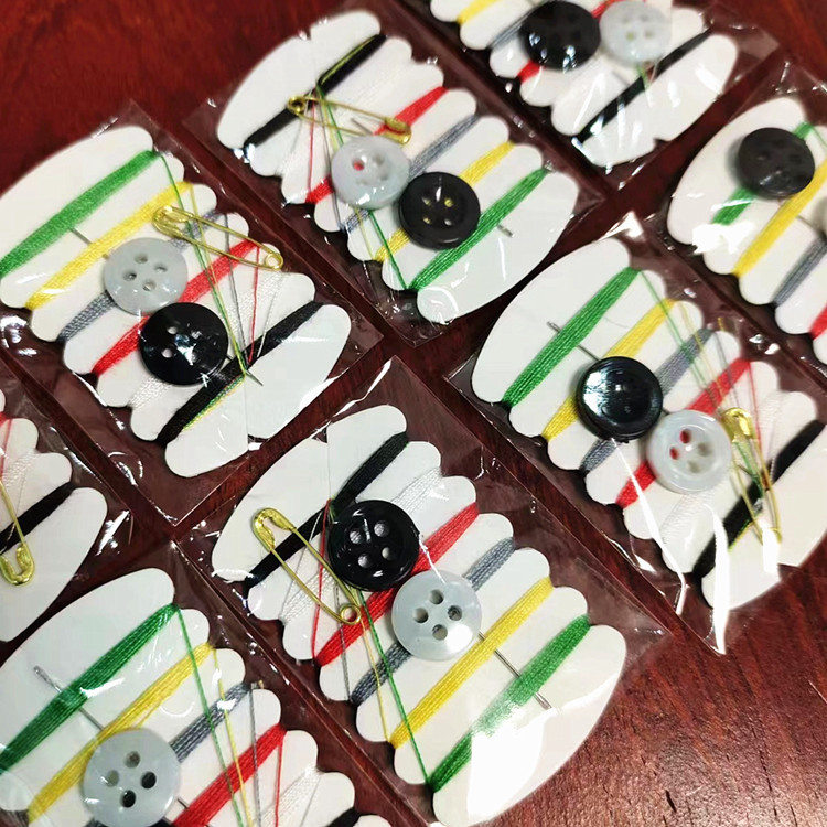 Household portable mini color sewing kit sewing DIY sewing suit hotel disposable sewing kit D11