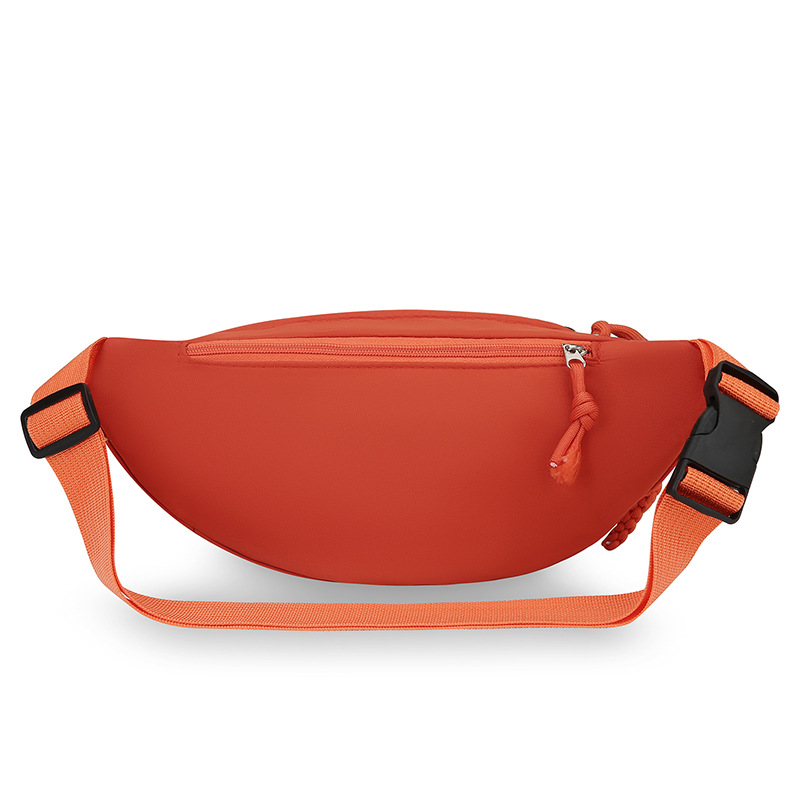New Simple Outdoor Sports Waist Bag Large Capacity Nylon Versatile Couple Chest Bag Commuting Travel Crossbody Shoulder Bag