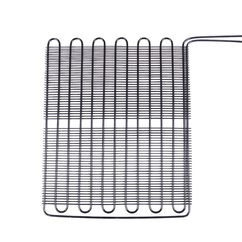 Black silk tube condenser refrigerator freezer bread folding condenser snail silk tube refrigeration evaporator