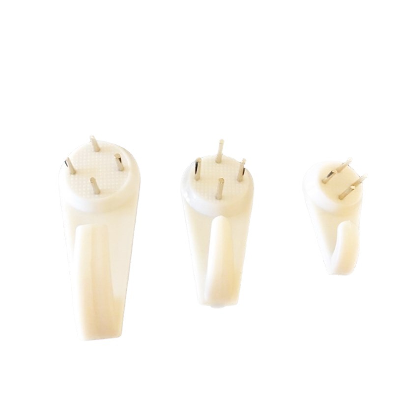 ABS Enhanced Cross Stitch Wedding Dress Invisible No Mark Nail Oil Painting Photo Frame Installation Accessories No Mark Hook Wall Hanging Batch