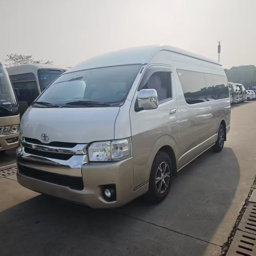Экспорт подержанных высококачественных микроавтобусов Toyota Hiace, 14-местные и 17-местные бизнес-автобусы