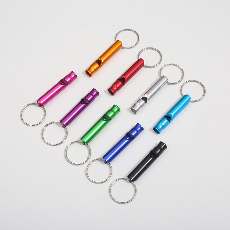 small size aluminum alloy whistle survival whistle fire whistle training whistle wholesale