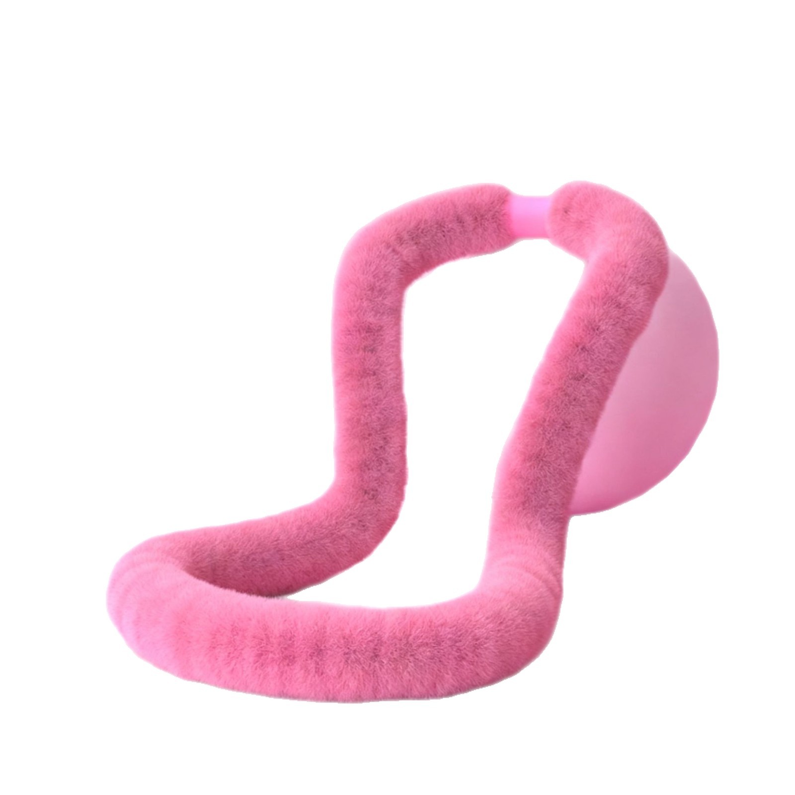 Imitation Rabbit Velvet Hula Hoop Velvet Soft Hula Hoop for Women to Tighten the Abdomen, Weight Loss Without Hurting the Waist, Slim Belly and Lose Weight, Special for Fat Burning
