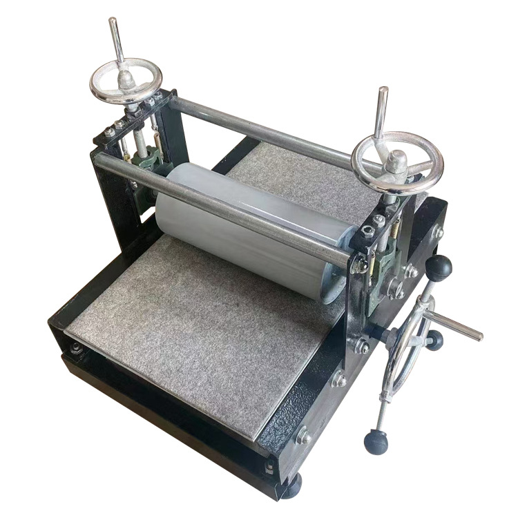 Printmaking machine Rubbing machine Four-open full-open reducer type small intaglio letterpress clay machine 4K printing machine embossing machine