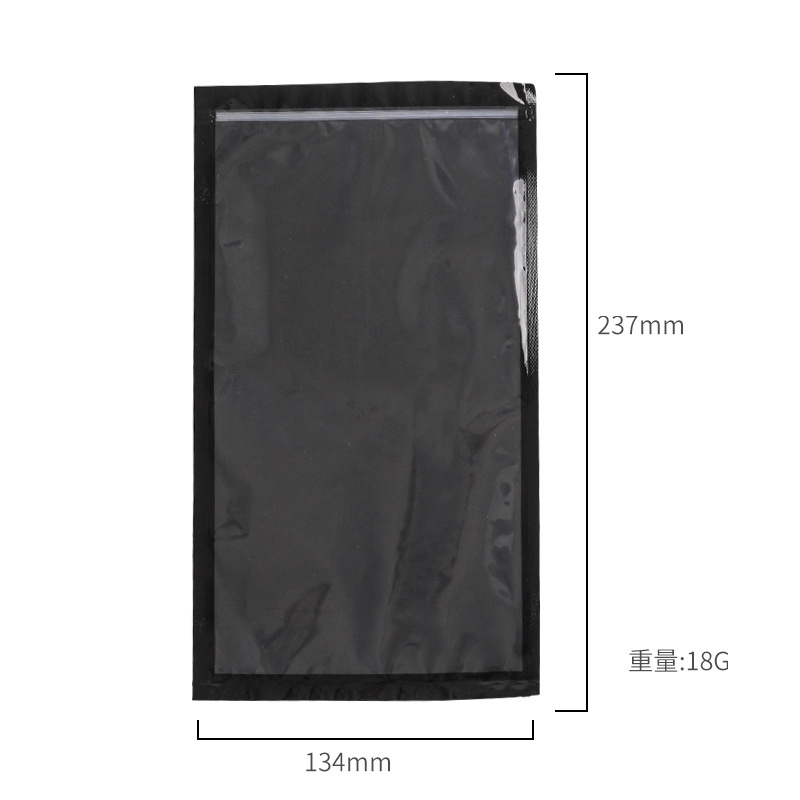 Transparent cigar moisturizing bag eggplant bag portable travel moisturizing bag 5-pack sealed cigar bag storage bag