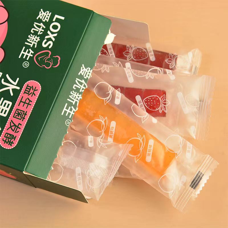 Aiyou newborn fruit strip fruit cake jam mushroom fermentation 13G × 8 pieces independent packaging