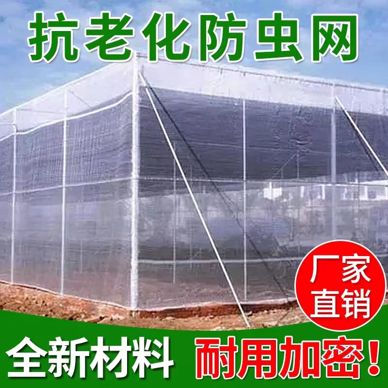 Insect-Proof net 40 mesh 80 mesh vegetable greenhouse thickened fruit tree plant pig farm insect-proof net cover grasshopper breeding insect-proof net