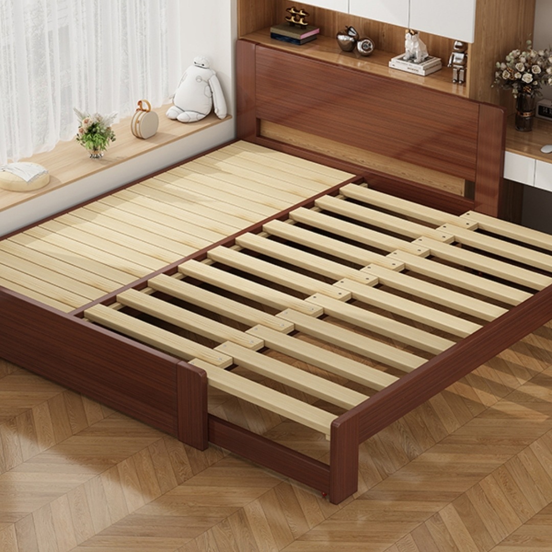 Раскладная кровать из массива дерева Xuanran, выдвижной диван-кровать, многофункциональная выдвижная кровать, тип фотоальбома