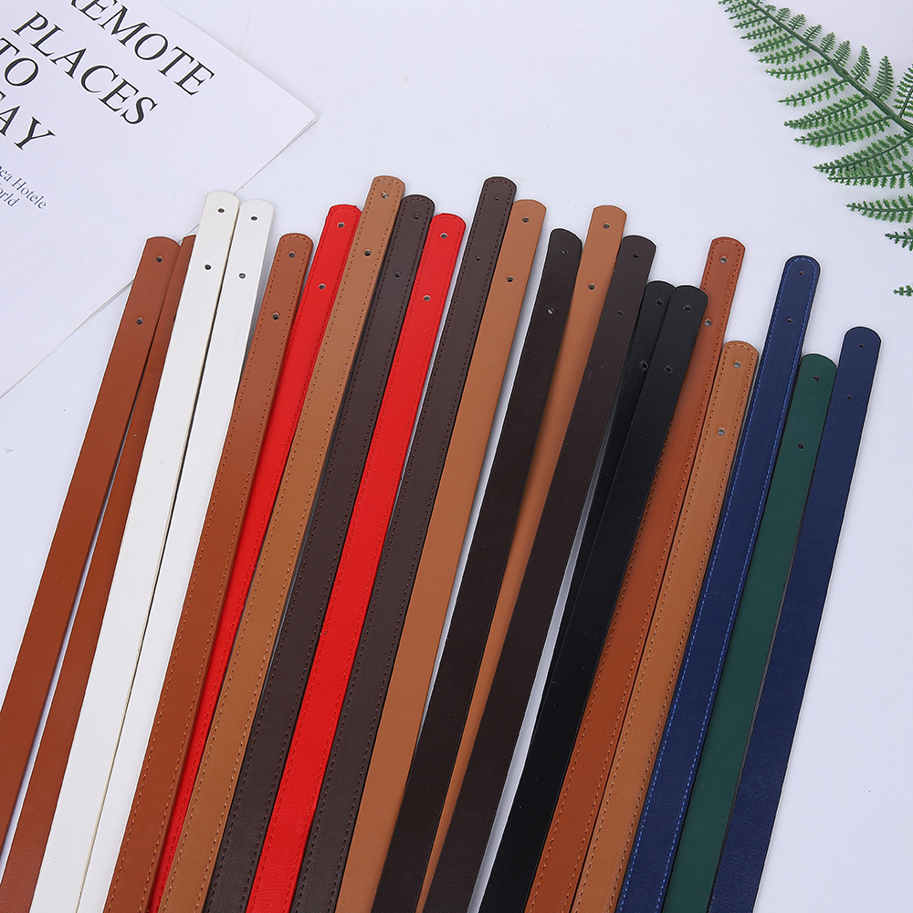 Аксессуары для сумок, кожаная ручка, двухсторонняя, PU кожа, ручка для сумки с двумя отверстиями