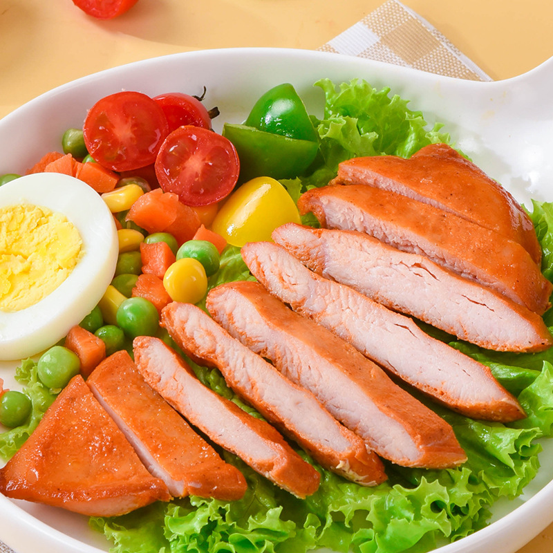 120G/100G Chicken Steak Commercial Wholesale Fitness Breakfast Chicken Steak Low-Fat Meal Replacement Chicken Breast Semi-Finished Product