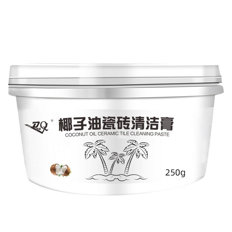 Coconut Oil Tile Cleaning Paste Bathroom Glass Descaling Brightening Wall Paint Descaling Wall Stain Removal Cleaning Paste