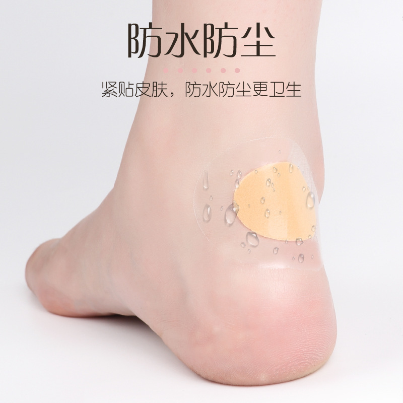 Cross-Border Anti-Chafing Heel Stickers, Anti-Chafing Foot Stickers, High Heel Stickers, Transparent Invisible Waterproof Blister Stickers, Individually Packaged Anti-Chafing Foot Stickers