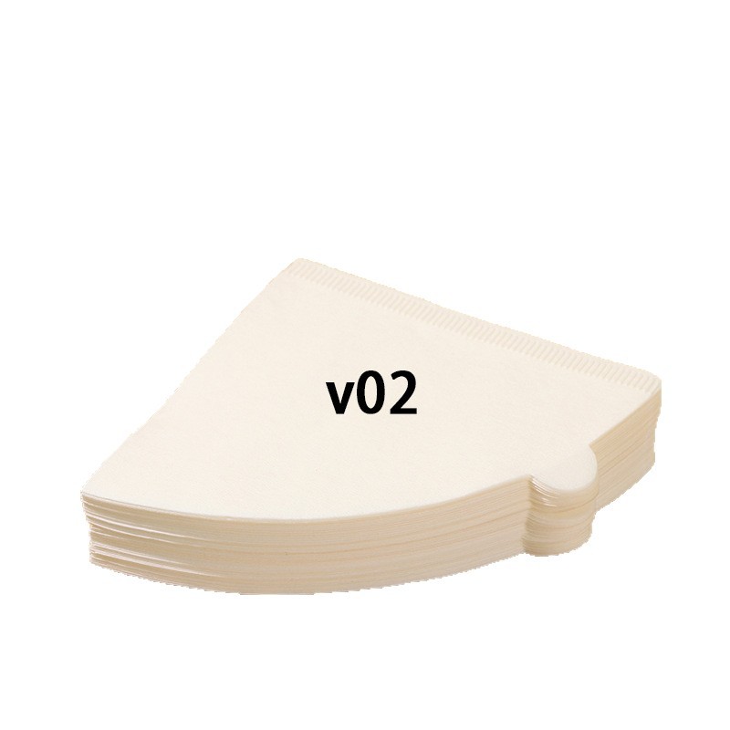 V02 Coffee Filter Paper Cone Coffee Filter Paper Filter Bag Hand Brewed V60 Filter Cup Coffee Machine Drip Pot